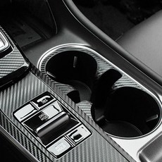 Sonata 2019 內裝防刮碳纖維貼紙 3D排檔面板, 1套, 混色