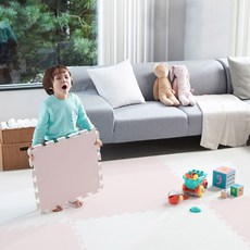 따사룸 더이쁨 EVA 퍼즐 놀이방매트 A타입, 벚꽃 핑크, 1세트