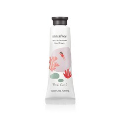 이니스프리 제주 라이프 퍼퓸드 핸드크림 7월 핑크코랄, 30ml, 1개