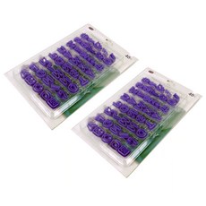 Bestom SL 迷你字母餅乾模具 40件組, 紫色, 2套