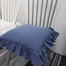 水洗荷葉邊坐墊, 海軍