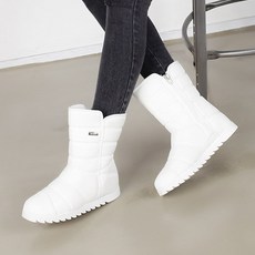 여성용 앵클 털 패딩 부츠 64911