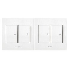 나노전기 아트2 화이트 단로 2구 중, 2개
