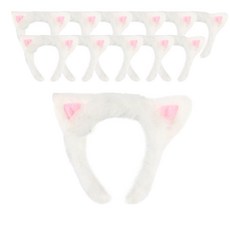 派對朋友波斯貓耳朵髮箍, 混合色, 12個