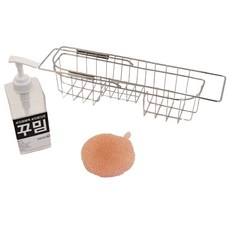 Kkumim 可調節長度菜瓜布架全套組, 混合顏色, 1套