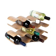 CAFE CLUB Wood Wave 酒架 4 層, 混色, 1個