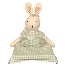 Jinirang 一體式防水無袖吃飯餐墊圍兜, Mint Check, 1入