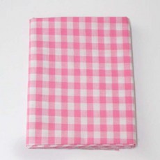 선염 체크 원단 30수 ws10101, 07 핑크