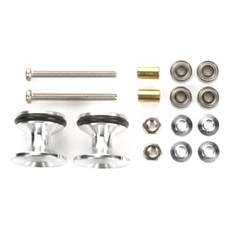 타미야 미니카 고무링부착 2단 알루미늄 롤러세트 13-12mm 15418, 1세트