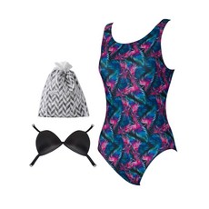 aquatica 女用室內連身泳衣 + 胸墊 + 防水袋 AQA16, AQA1618