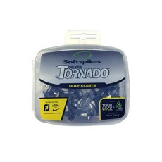 Softspikes 龍捲風高爾夫鞋釘, 銀色+白色, 1套