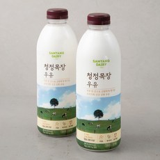삼양식품 청정목장 우유, 930ml, 2개