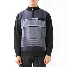 男款機能性戶外日常時尚拉鍊高爾夫針織衫B