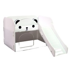 With U 熊熊雙層別墅 組裝式壓克力躲藏屋 中 SAG-080-1, 透明, 1個