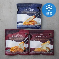 잇퀄리티 고품격 임실 치즈 카츠 400g + 모짜 치즈 카츠 400g + 담백 돈육 카츠 400g 세트 (냉동), 1세트