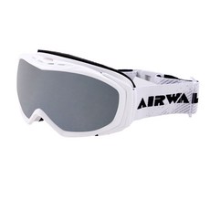 AW-616DS 用於 Air Walk Mirror 鏡片板滑雪護目鏡眼鏡瓶, 有光澤的白色