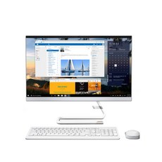 레노버 올인원 일체형PC White AIO3-24ARE (AMD R5-4500U 60.45cm), F0EW006GKR, WIN 미포함, RAM 8GB, NVMe 256GB