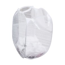 올나인 易於收納的洗衣籃, 白色, 1個