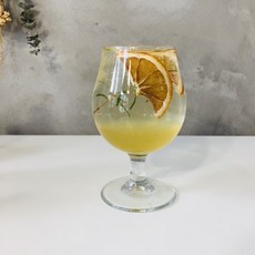 강화유리 라운드 엣지 고블렛잔 2호 460ml, 1개