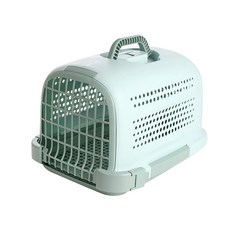 언더독 반려동물 파스텔 배변판 켄넬 이동가방, 그린, 1개