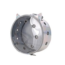 UNDERDOG 透明鈴鼓造型寵物外出後背包, 灰色