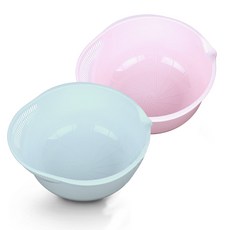 Freebun多功能攪拌碗 2入, 索拉，粉紅色