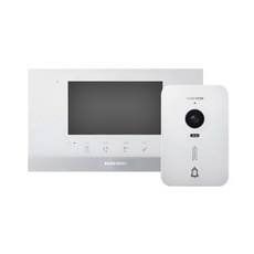 Kyungdongone 類比影像電話 對講機 NHA-0793H + NHA-DPA1H 4線式套組 白色, NHA-0793H(影像電話), NHA-DPA1H(對講機)