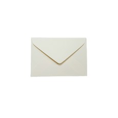 迷你卡片尺寸紙信封 95 x 60mm, 條紋米白色, 100個