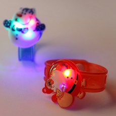 PARTYHAE LED發光手環2件組, 聖誕老人, 雪人, 5套