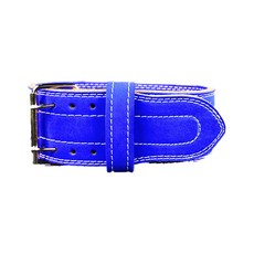 VALEO 4層皮革舉重腰帶M, 藍色