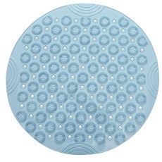 라운드 화장실 샤워발판 RD_421, 블루, 1개