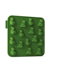 siliconezone 熊貓巧克力冰塊模具 SZ11OM11669AA, 單一顏色, 1個