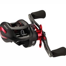 PISCIFUN Phantom X Baitril 左手柄, PFPX-011L, 黑+紅