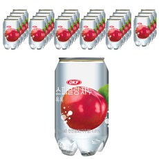 오케이에프 스파클링 자두, 350ml, 24개
