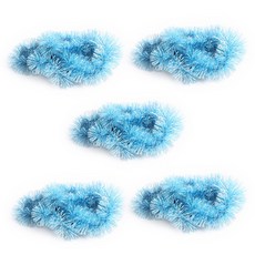 PARTYHAE 緞面金蔥條裝飾派對道具, 藍色, 5個