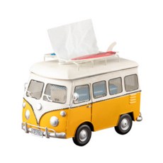盛夏露營車面紙盒, 黃色, 1個