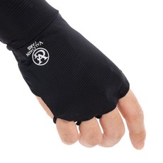 VALGRIN 女性高爾夫防曬護手背套 右手佩戴, 黑色