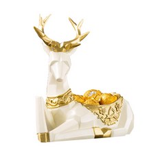 豪華金色鹿多功能收納架, 混色, 1個