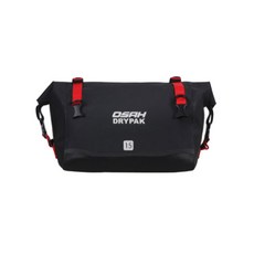 OSAH 防水乾燥包多功能郵差包 15L MBH-02, 黑紅 (MBH-02RB)