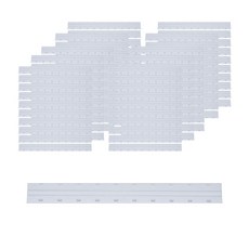 Copierland 護樂美 文件塑膠固定條 白色 15mm, 單品, 400件