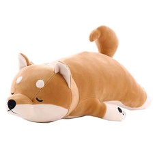 Q彈柴犬安撫娃娃, 55cm, 米棕色