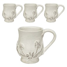 ELIOS A型 My Flower 經典款馬克杯 300ml 3497, 白色, 4個