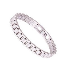 Minati CZ70 男士鍺健康手鍊白金+尺寸調節器套組, 1套