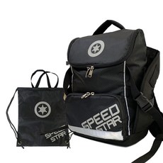 SPEED STAR 專業直排輪背包, 黑色