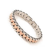 Minati CZ70 男士鍺健康手鍊組合+尺寸調節器套組, 1套