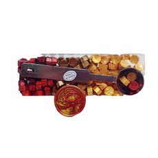 封蠟 125入 + 融蠟匙 套組, 紅棕色系, 1套
