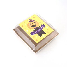 Kra沙子正方形容器+蓋子+糖果支架 南瓜, 100套