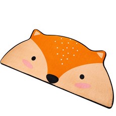 探頭問好動物朋友地墊 40 x 80 cm, 狐狸, 1個