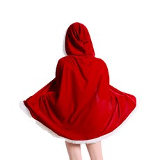 PARTYHAE 聖誕老人連帽斗篷, 混和色, 1個