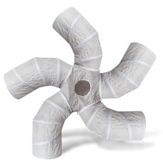 DING DONG PET 寵物貓用五孔隧道小屋 L號, 混色, 1個